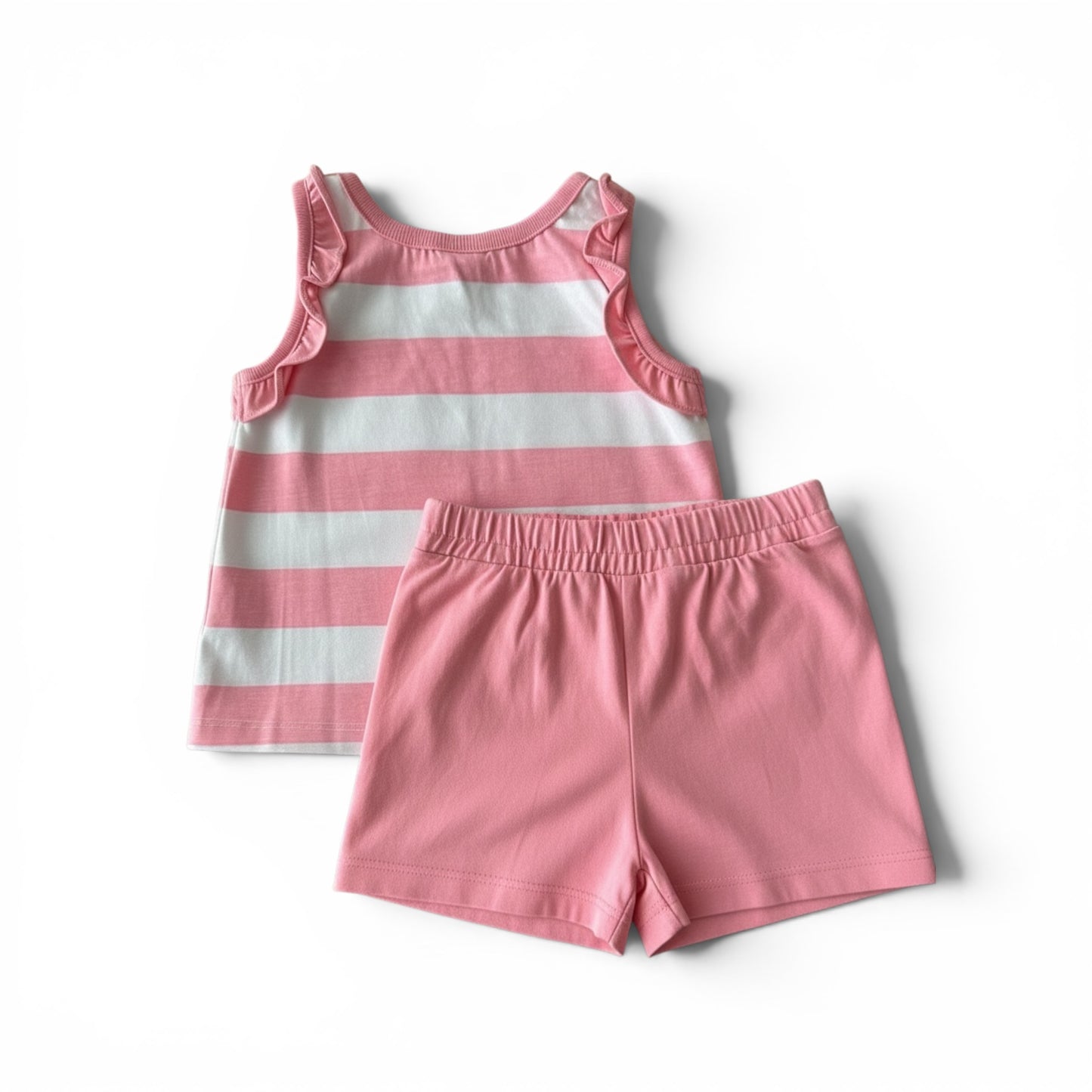 Real Love Toddler Girls Sleeveless Top & Shorts Set - Pink