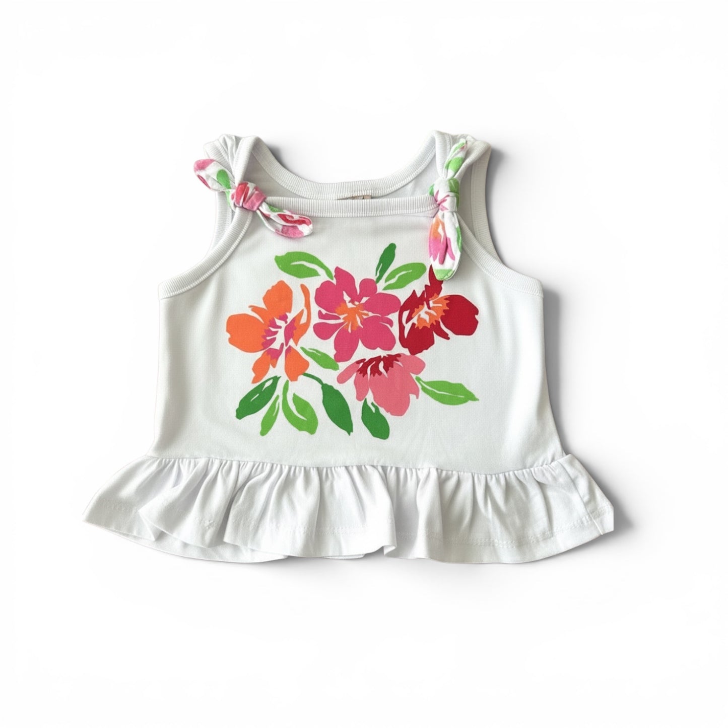 Real Love Toddler Girls Sleeveless Top & Shorts Set - Pink Floral