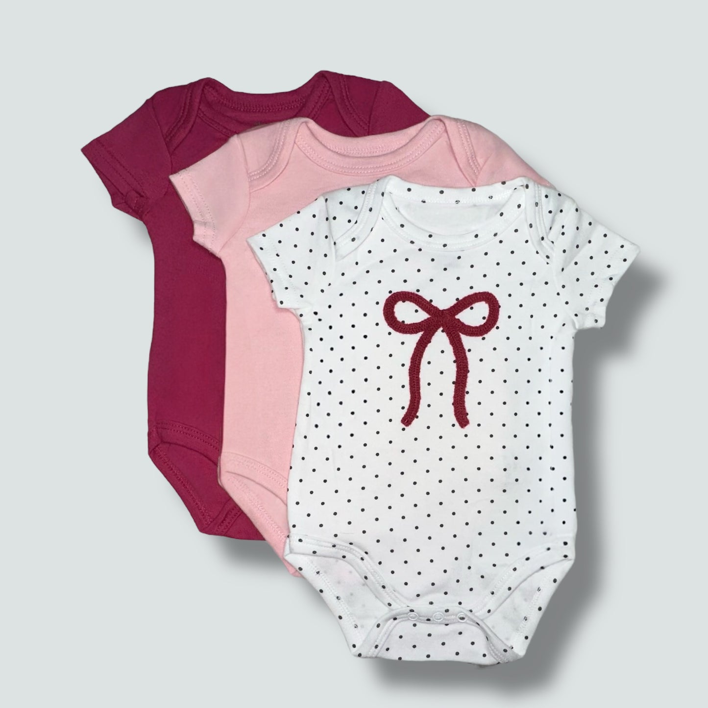 Girls 3 Pack Creeper