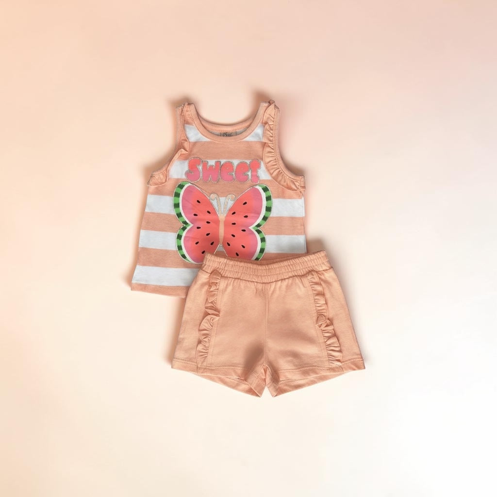 Real Love Toddler Girls Sleeveless Top & Shorts Set